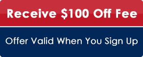 Receive $100 Off Fee - Offer Valid When You Sign up